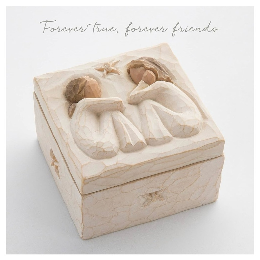NWOT-Willow Tree Friendship Resin Box